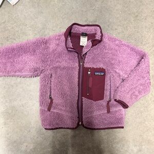 Rare Patagonia Classic Retro Cardigan Pink kids sz xs (5-6)